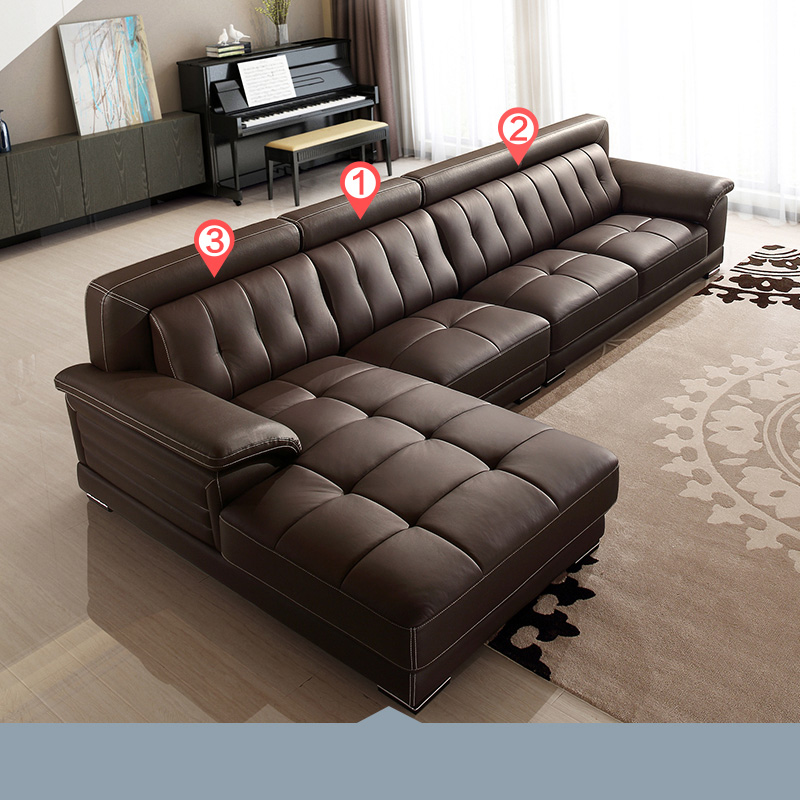 Modern Leather New Style Modular Sofa, Latest Designer Leather Sofa