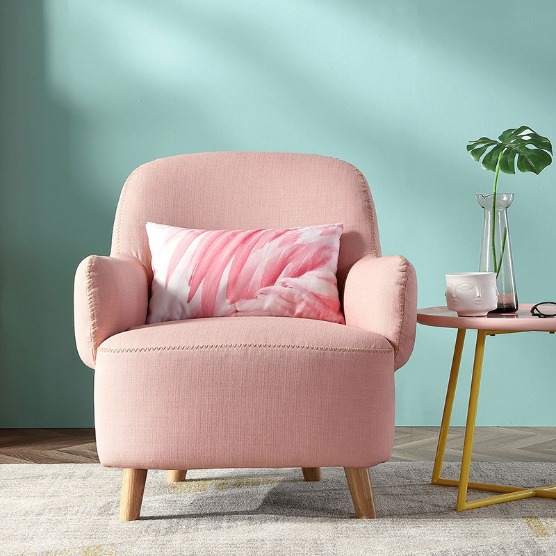 Fabric Lazy Single Chair Sofa 