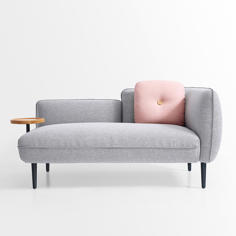 Simple Living Room Office Couch 2 Two Seater Small Size Sofa Set