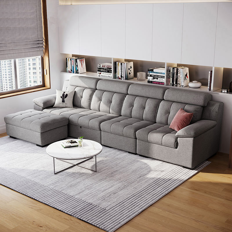 Modern Simple Corner Futon Folding Sofa Bed