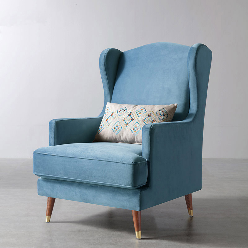 American style living room bedroom single sofa chair
