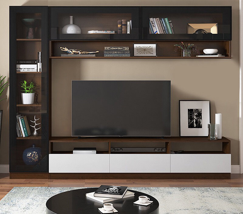 Modern living room multifunctional TV cabinet