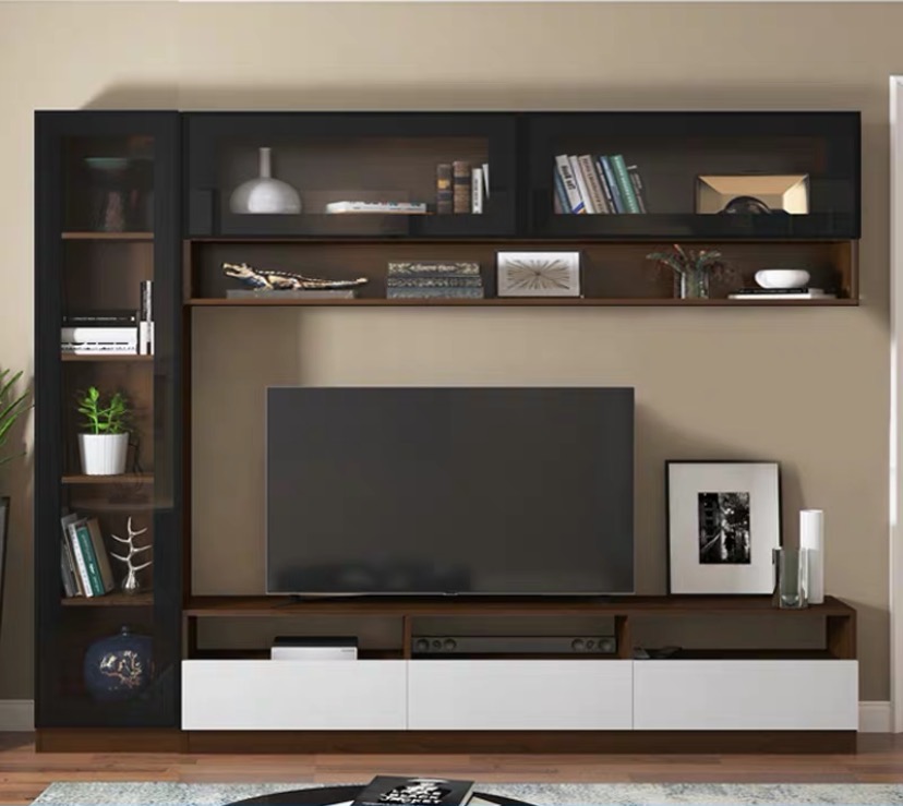 Unique living room TV stand wooden decorative cabinet