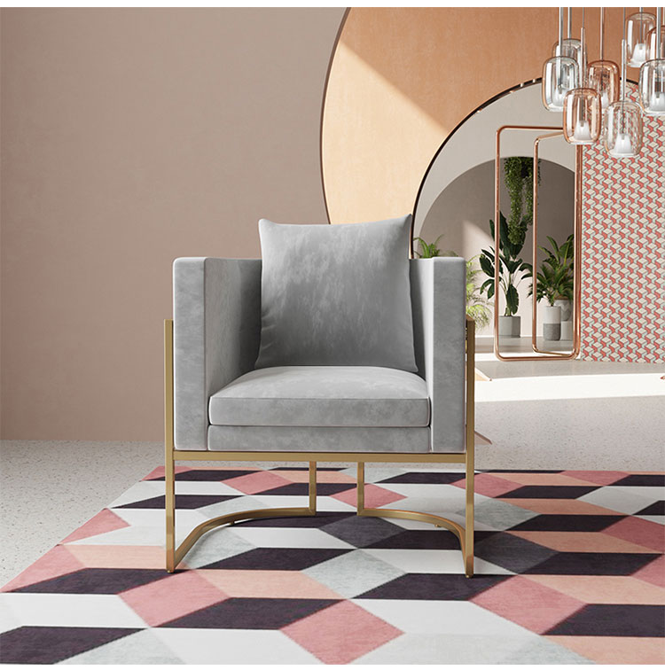 Luxury Arm Chairs Living Room Furniture Sets Modern Single Sofa