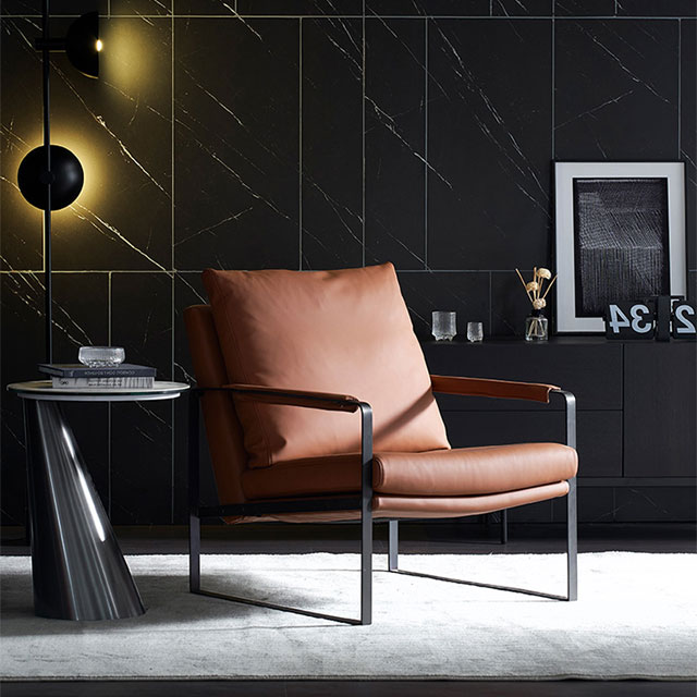 Light Luxury Living Room Single Sofa Chairs