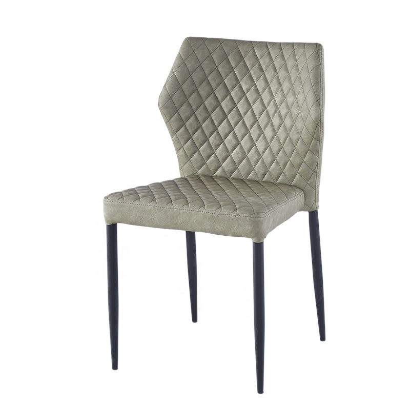 Modern french designers faux pu leather chair