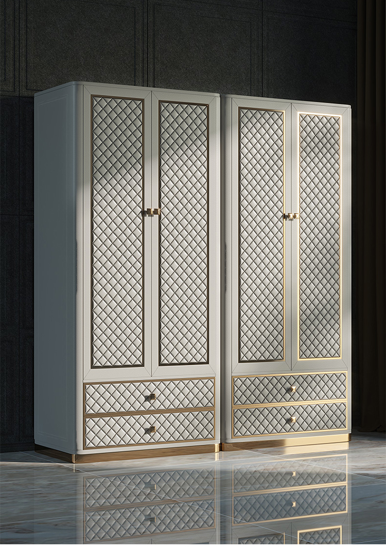 Luxury modern wooden wardrobe