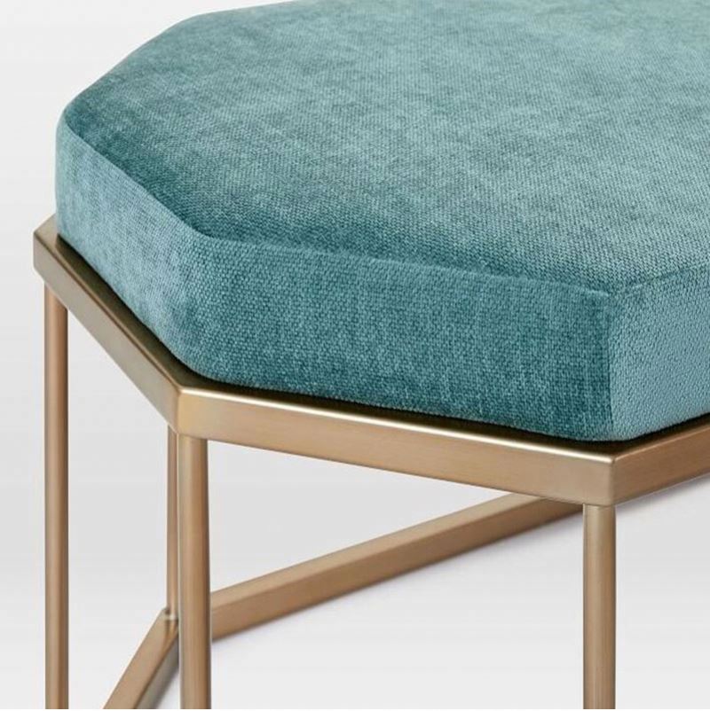 Modern velvet Fashionable chair stool