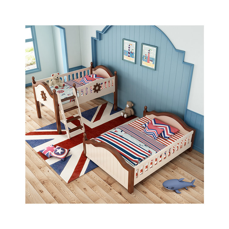 Mediterranean style funky children bunk beds