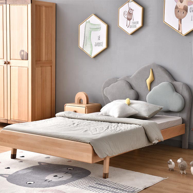 Nordic Style Solid Wood Children Bed