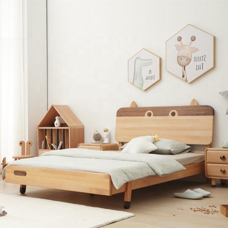 Single Solid Wood Kids Bed