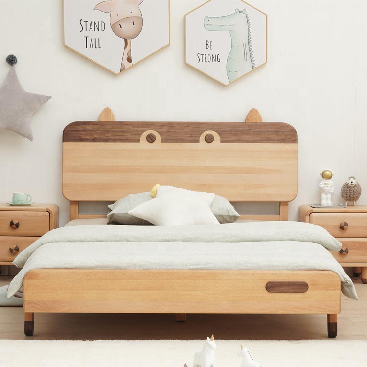 Single Solid Wood Kids Bed