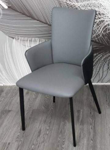Good Price High Back PU leather With Metal Legs Dining Chair Modern