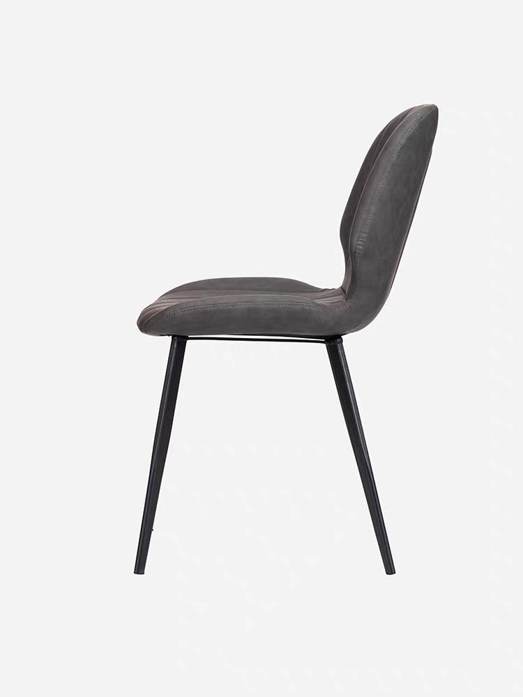 Top grade Metal Leg Modern genuine Dining Chair
