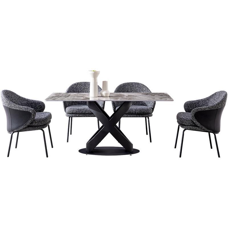 Glass abric marble dining tables furniture