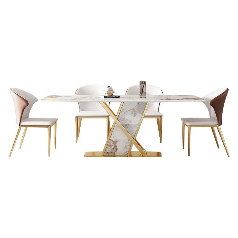 Light Luxury Marble Top Dining Tables 