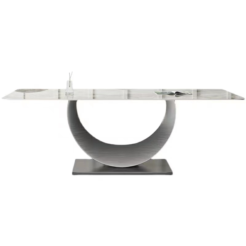 Italian Mesas Designs Gray Natural Stone Dinning Tables